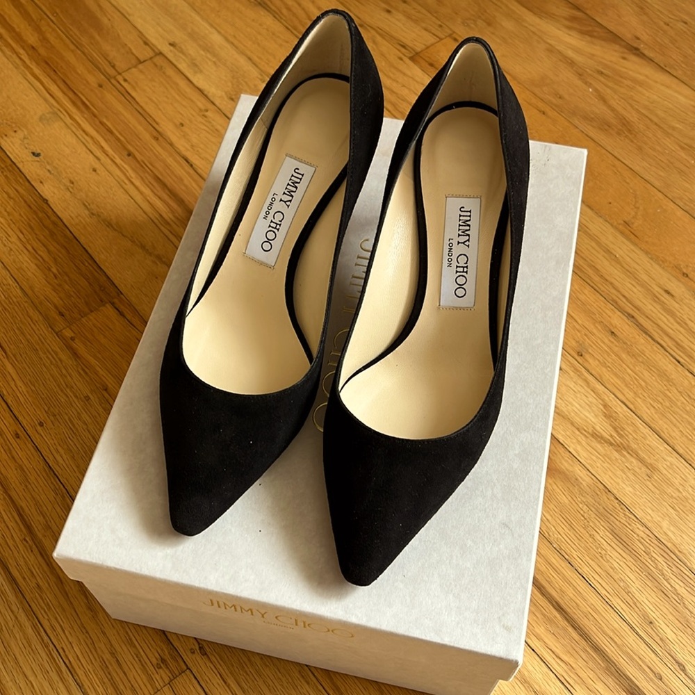 Jimmy Choo Romy 60 | size 37 | Black | Sue (NEW)